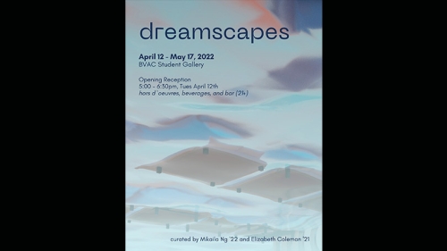 poster for dreamscapes exhibition