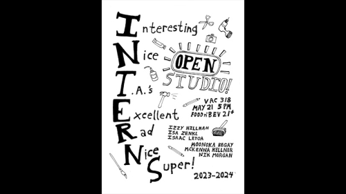 Intern Open Studio Poster