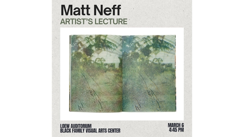 Matt Neff - Artist's Lecture