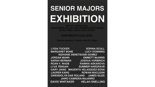 Senior Majors poster