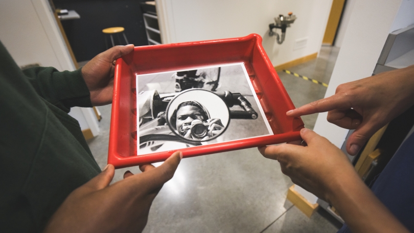 Developing photo