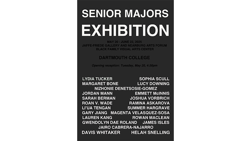 Senior Majors poster