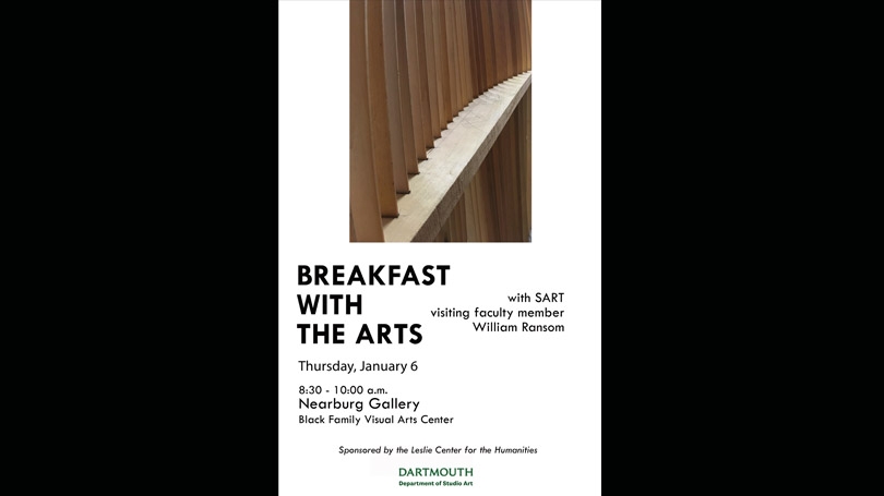 Poster for Breakfast with the Arts - William Ransom
